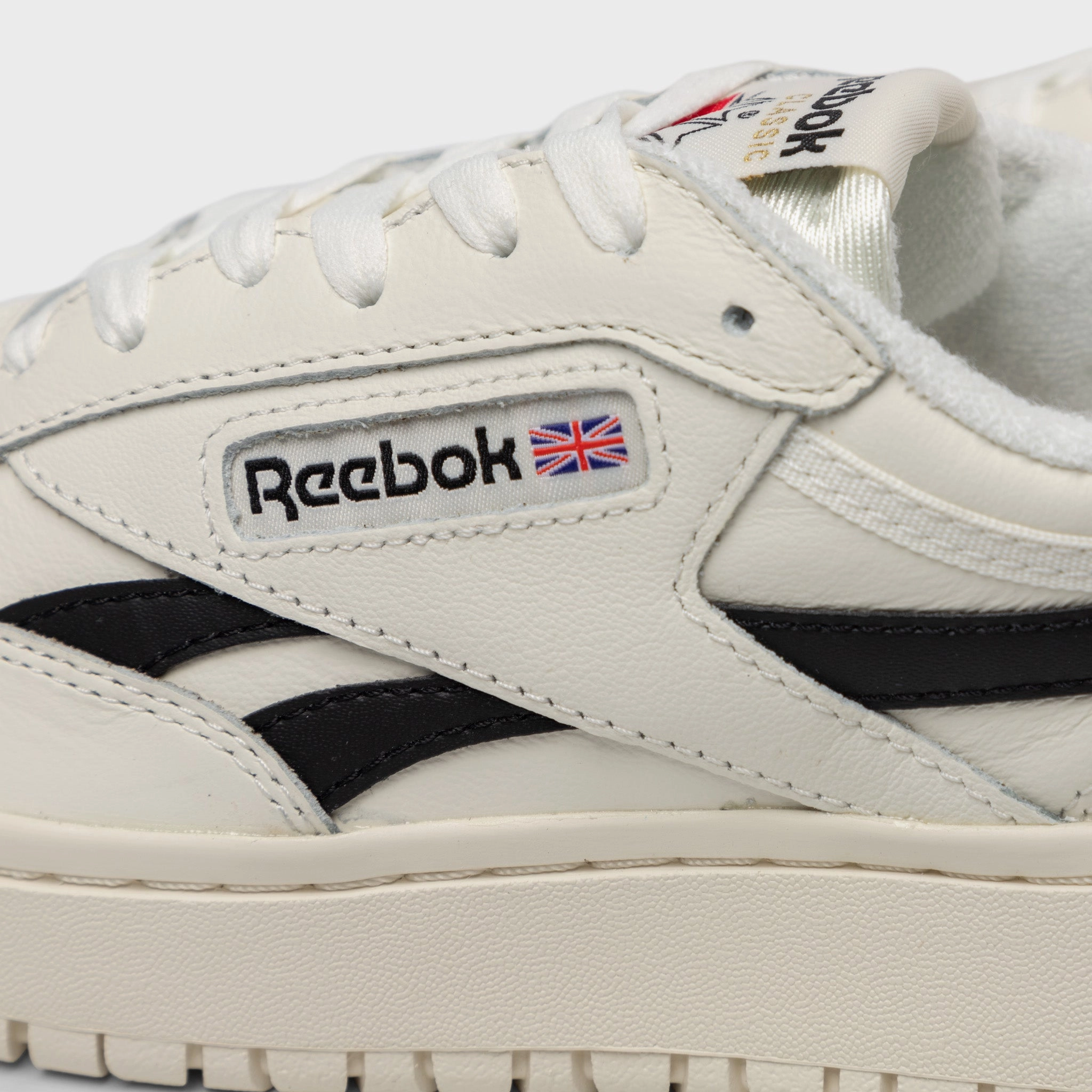 Reebok Women's Club C Double Revenge Chalk / Black - Chalk Go Daily