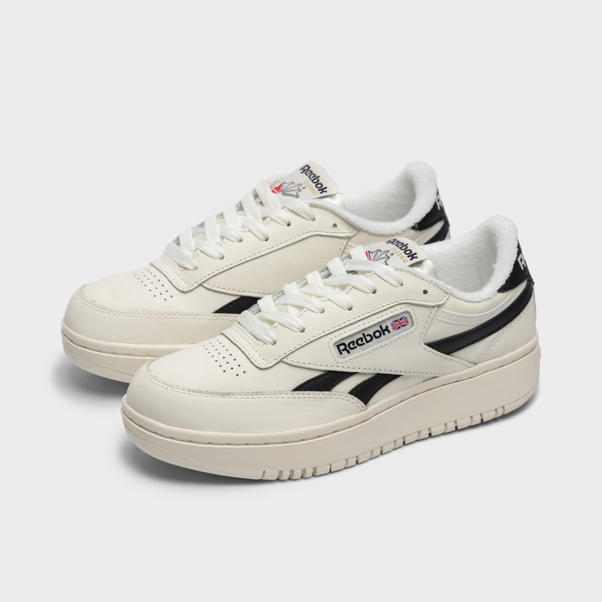 Slip   On Walk Free Reebok Women's Club C Double Revenge Chalk / Black - Chalk