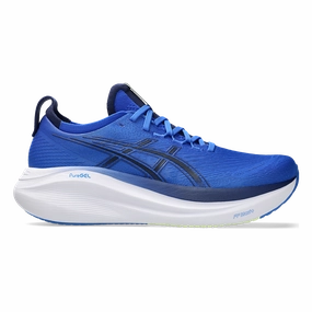 Asics Gel Nimbus 27 Illusion Blue - Indigo Blue Resilient running in a chairlift area shoes