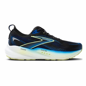 Brooks Glycerin 22 Black - Cobalt - Neo Yellow Mountain running crossover use