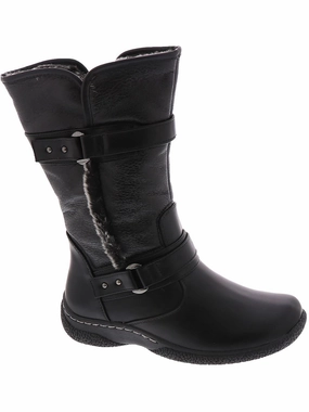 Gabi 2 Womens Faux Leather T Winter & Snow Boots Slip Resistant City Walking Trendy Style