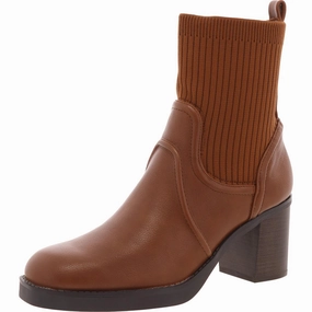 Classic Design Ski Resort Visitor GALATIA Womens Solid Manmade Ankle Boots