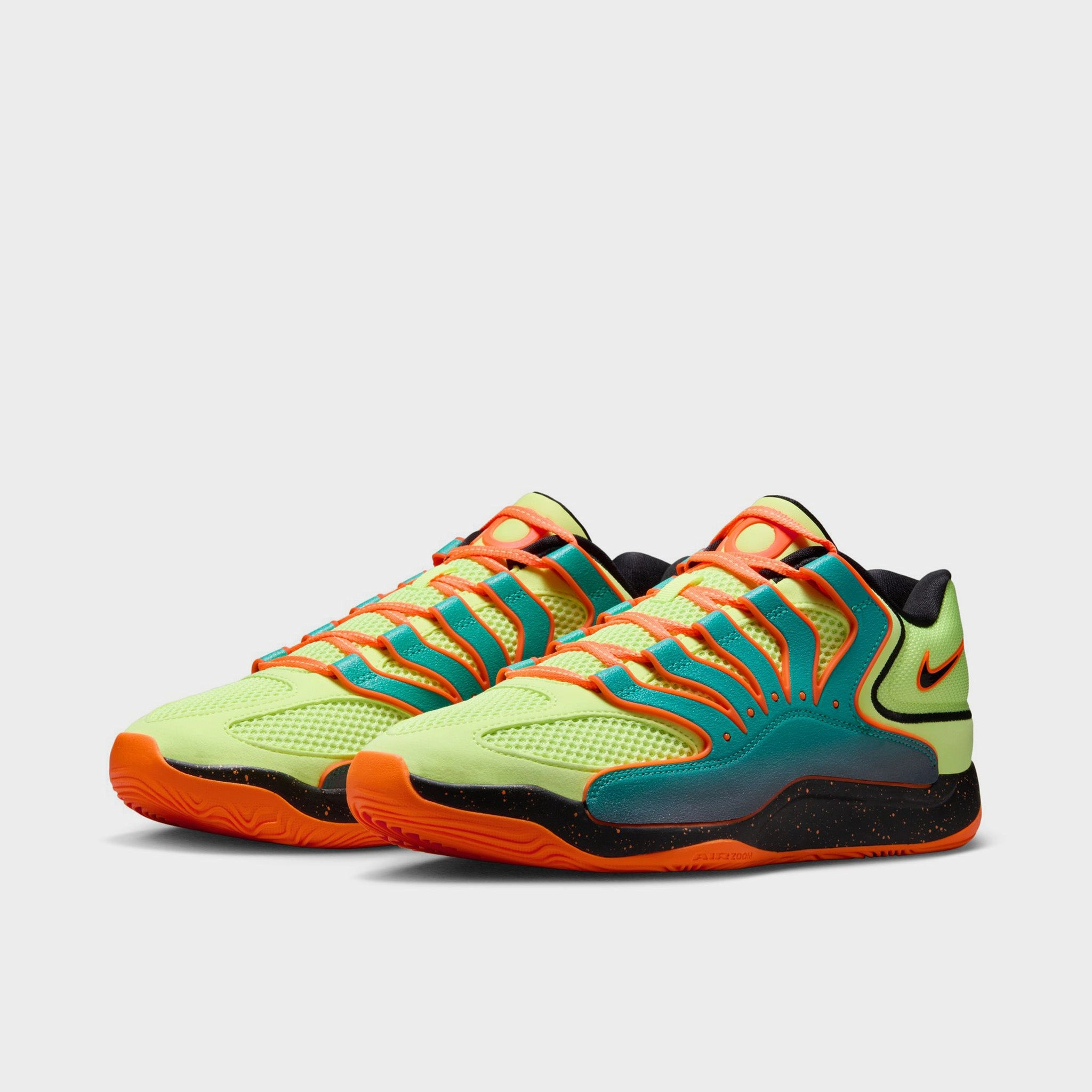 Nike KD18 Clear Jade / Black - Liquid Lime Precision Engineering Design