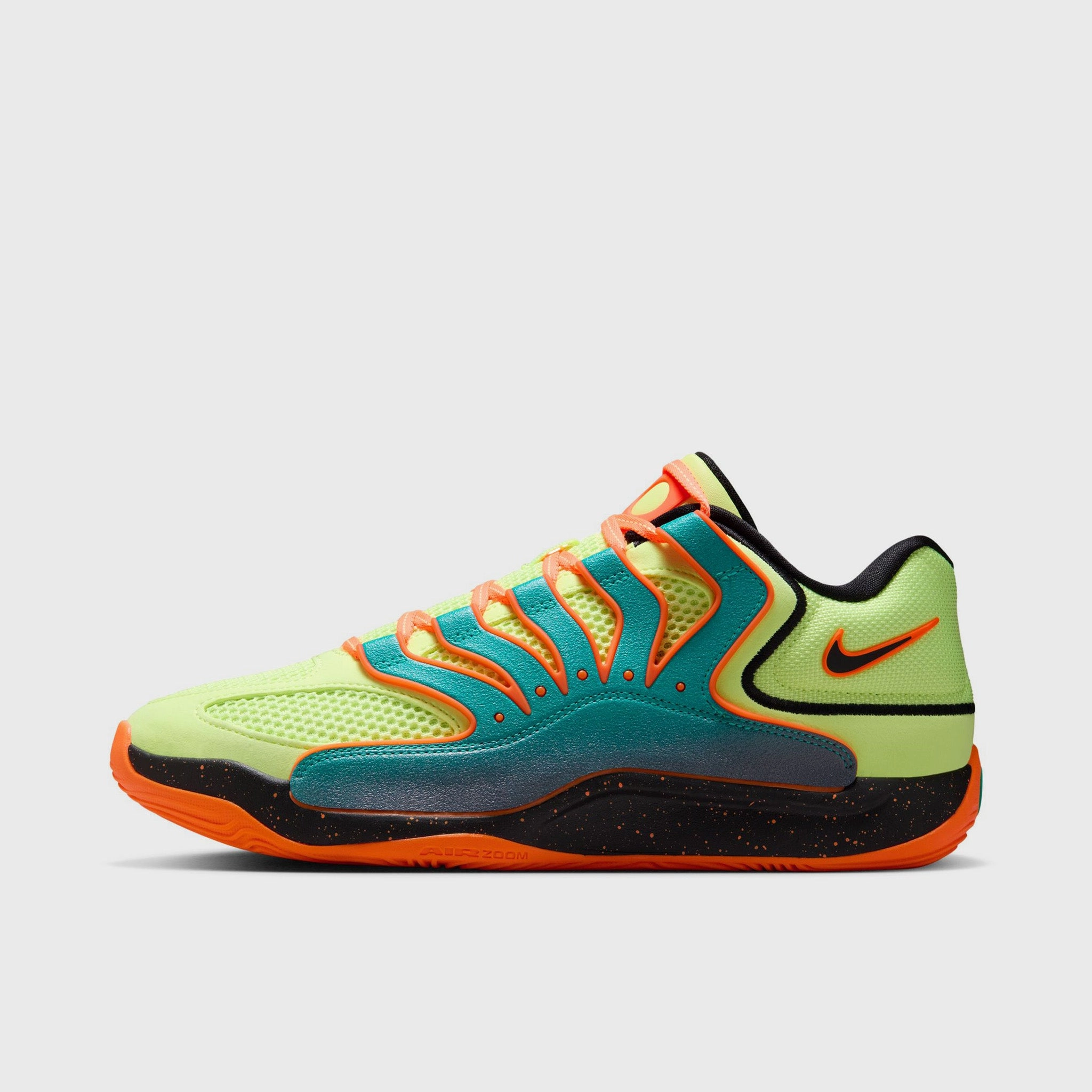 Pro Grip Shoes Reinforced Tension Band Nike KD18 Clear Jade / Black - Liquid Lime