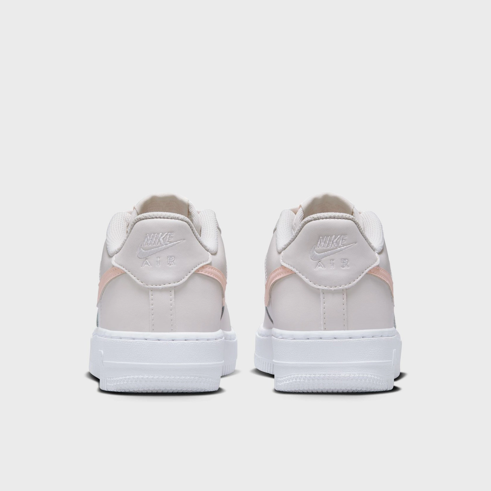Anti Slip Tread Nike Air Force 1 GS Phantom / Echo Pink - Summit White