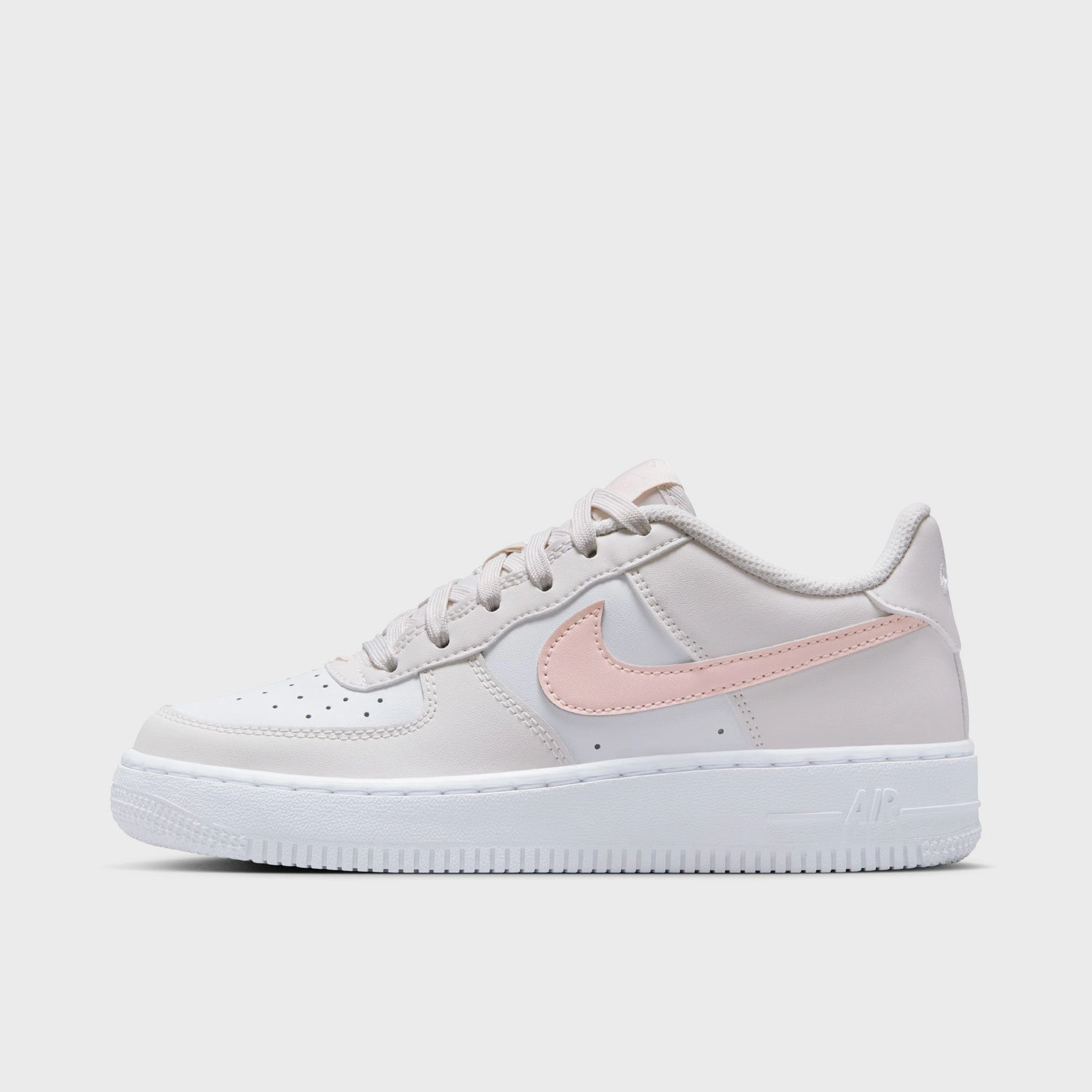 Nike Air Force 1 GS Phantom / Echo Pink - Summit White Sneakers EVA Midsole