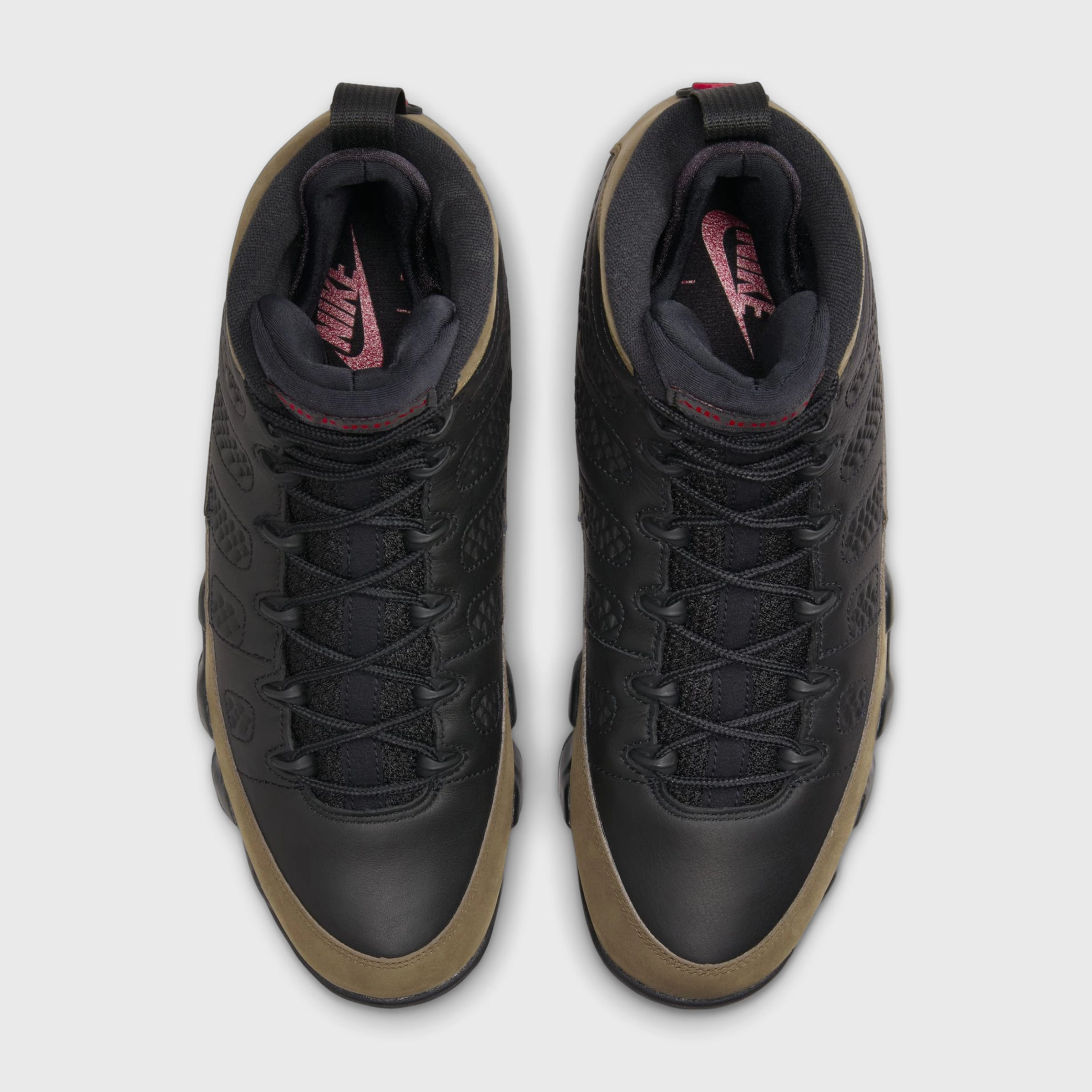 Stability Boost Stability Sidewalls Jordan 9 Retro Black / True Red - Light Olive