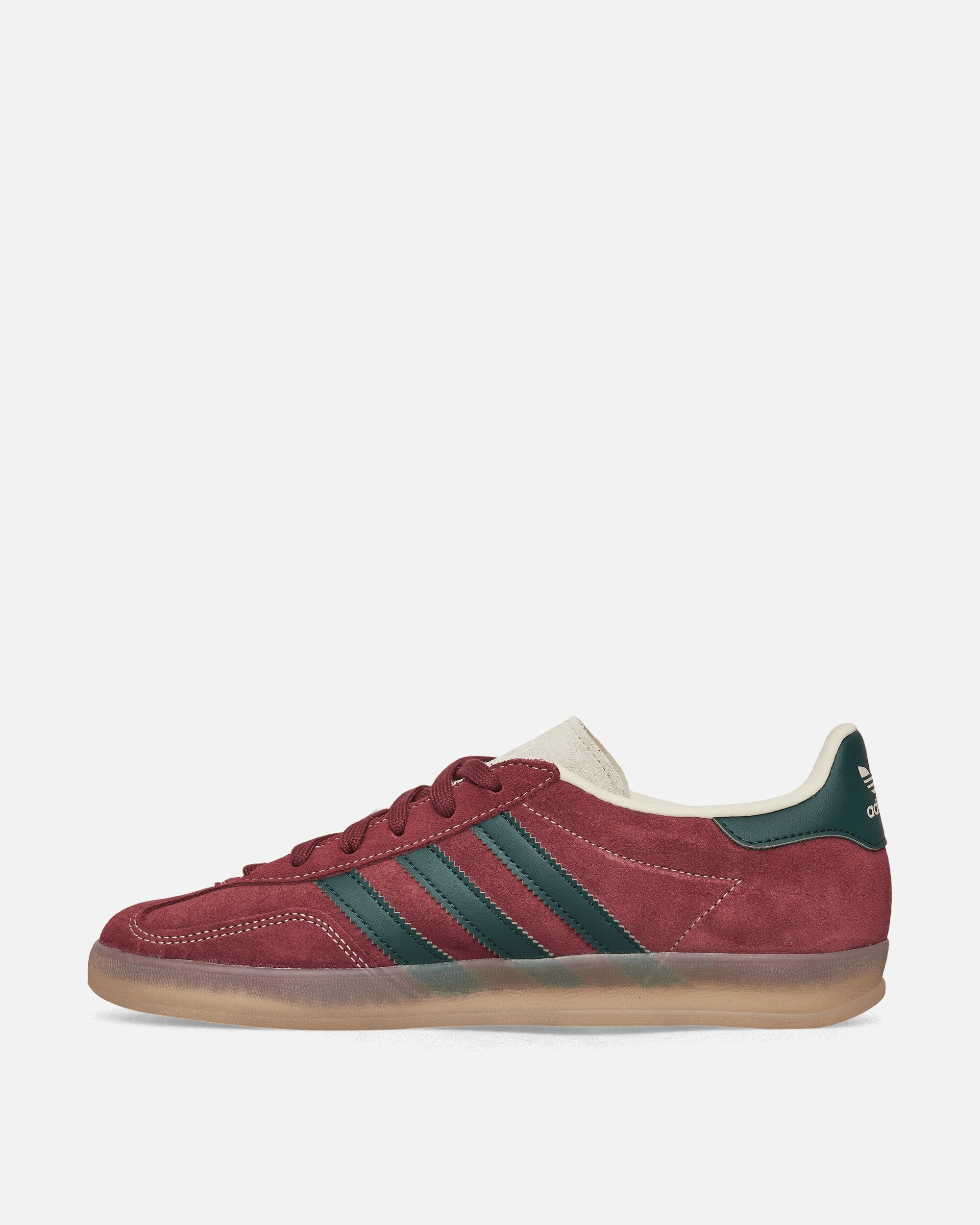 Gazelle Indoor Sneakers Shadow Red / Shadow Green Hexagonal Lug Pattern Cushioned Footbed