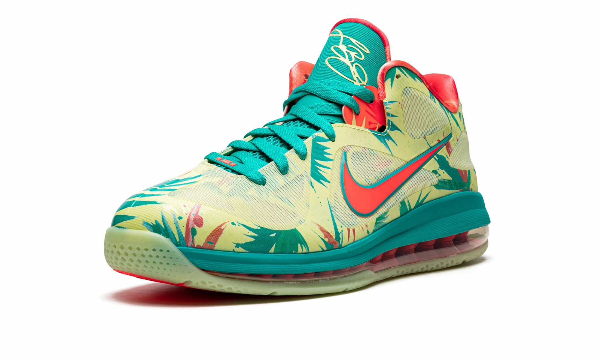LeBron 9 Low "LeBronald Palmer" Comfort Pads Ventilation holes