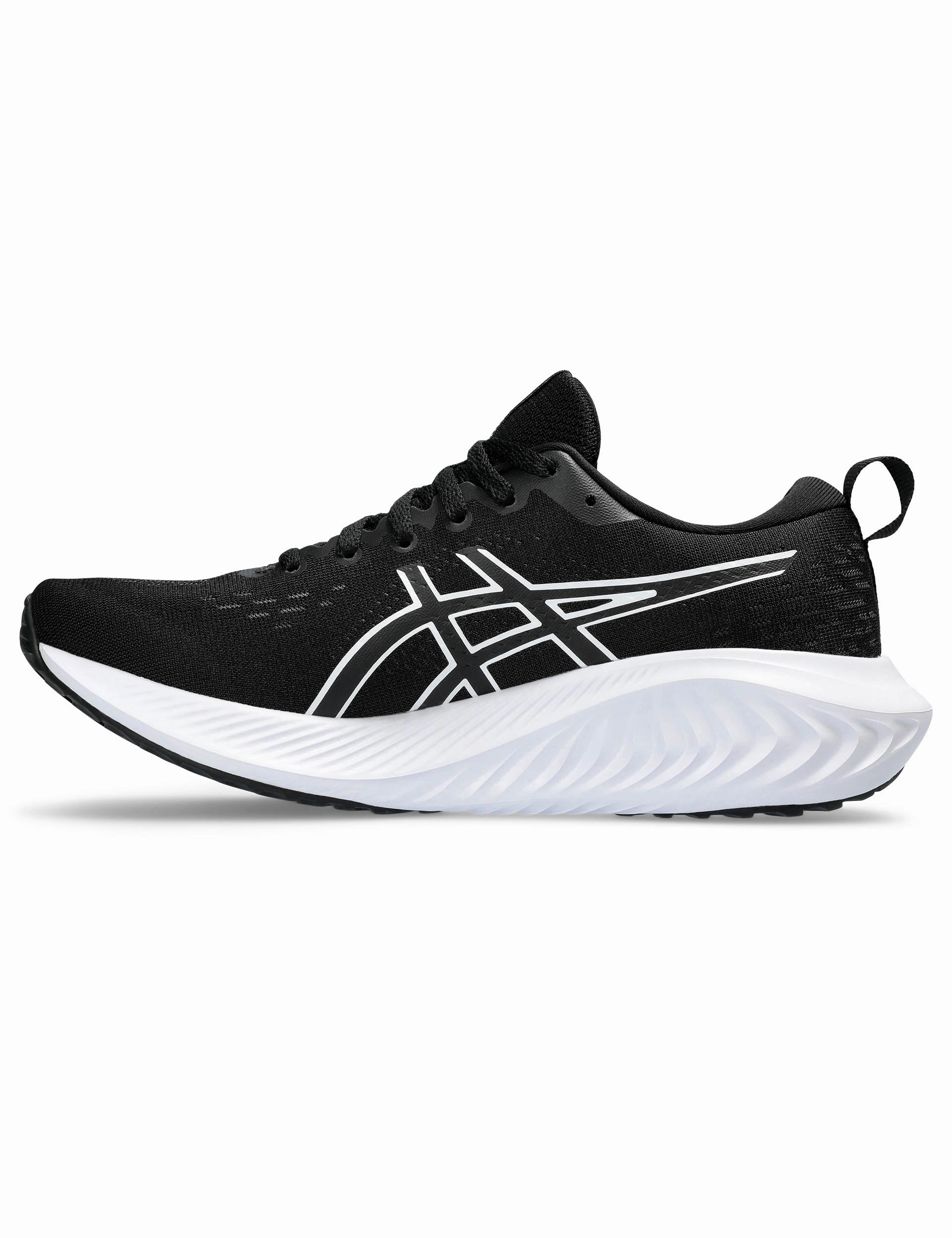 Gel-Excite 10 - Black/White grip - improved running shoes