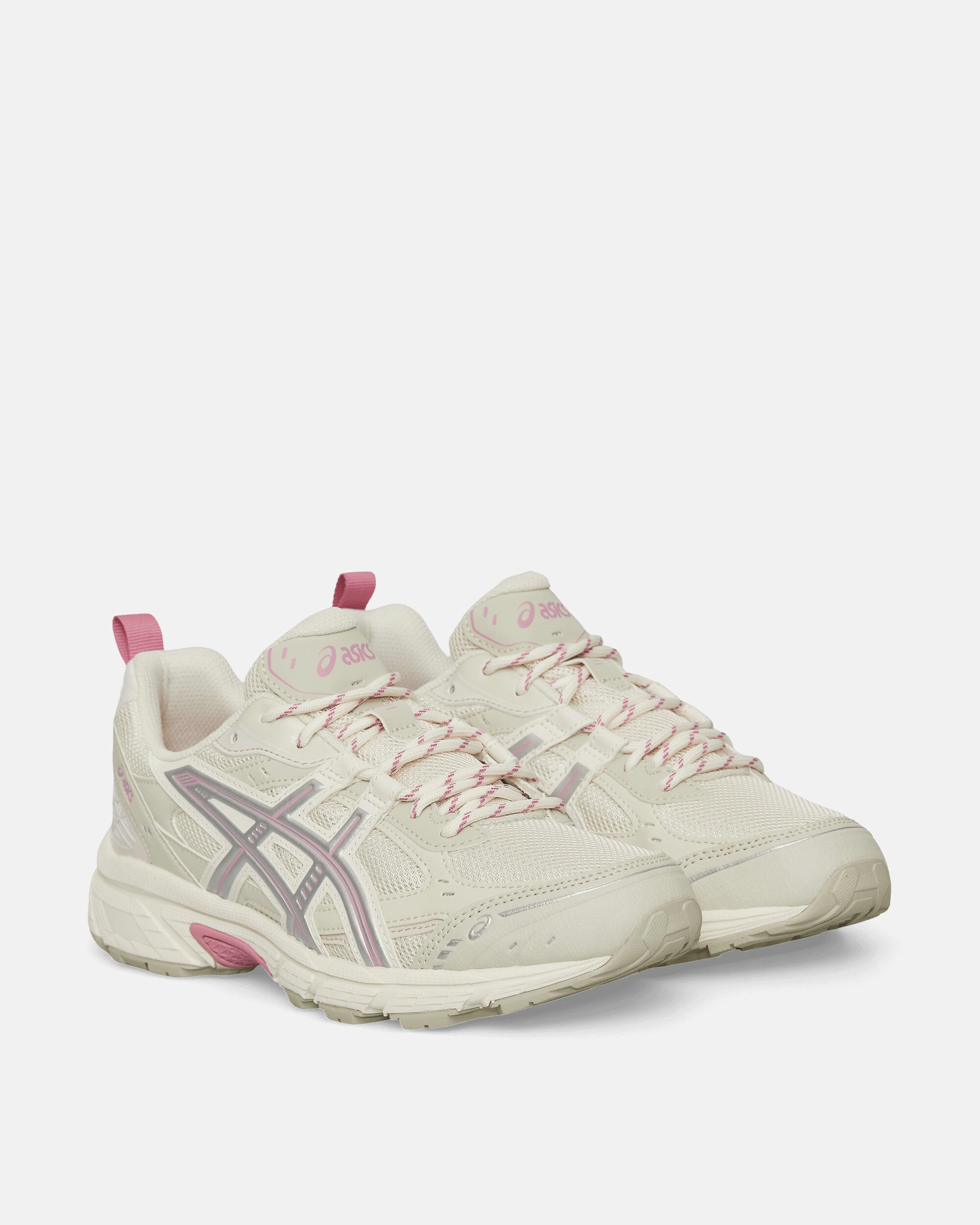 GEL-Nunobiki Sneakers Cream / Sweet Pink Padded shock absorption