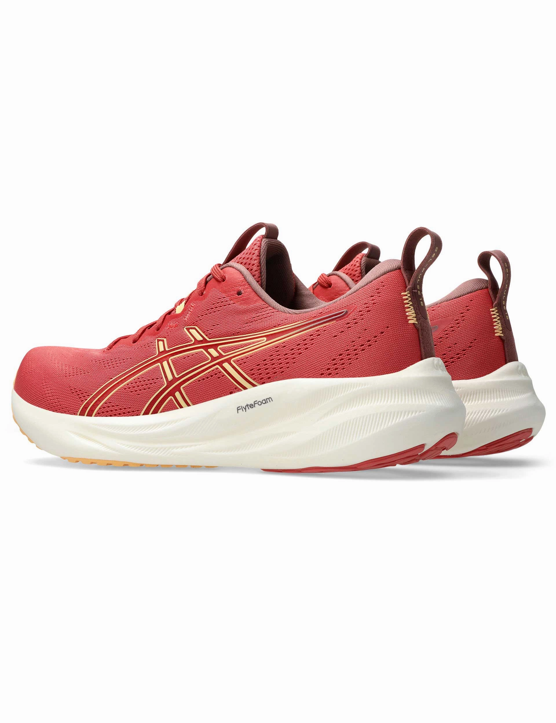 Gel-Pulse 16 - Dark Pink Clay/Orange Glow heel - cup insole shoes React