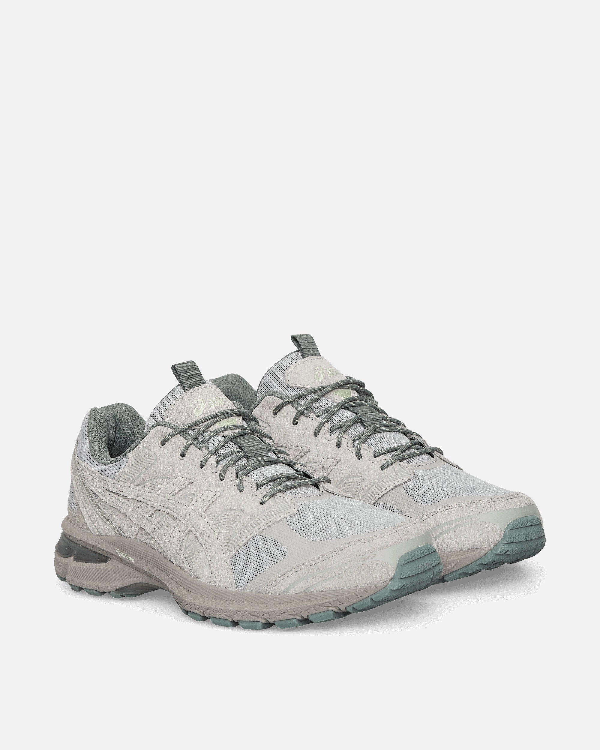 GEL-Terrain Sneakers Oyster Grey Breathable Jacquard Weave Neutral Walk