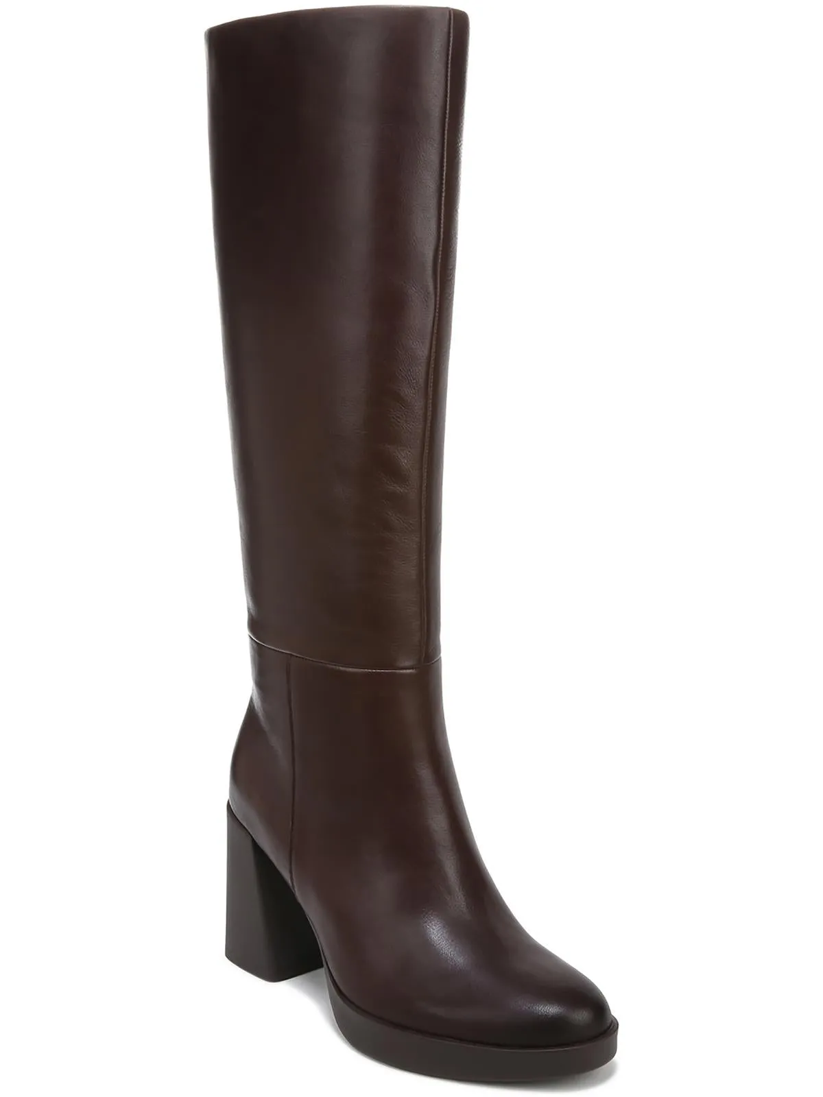 Concert Look Genn-Align Womens Leather Round Toe Knee-High Boots