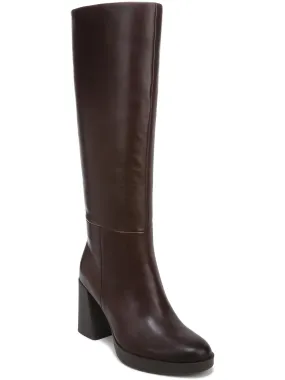 Concert Look Genn-Align Womens Leather Round Toe Knee-High Boots
