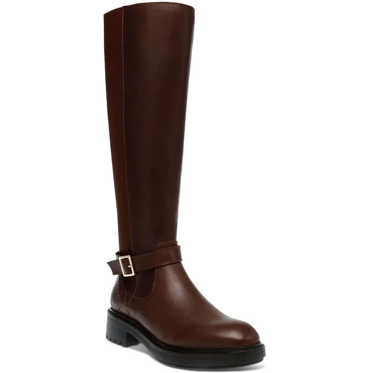 Georgi Womens Leather Tall Knee-High Boots Field Work