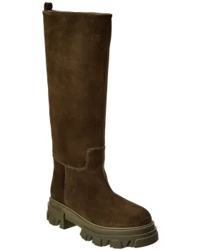 Grippy Outsole Snowy Path Gia Borghini Perni 07 Suede Knee-High Boot