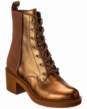 Gianvito Rossi 45 Leather Boot Step Control