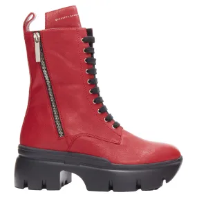 Seamless Comfort Work Commute Giuseppe Zanotti apocalypse leather side zip combat boots