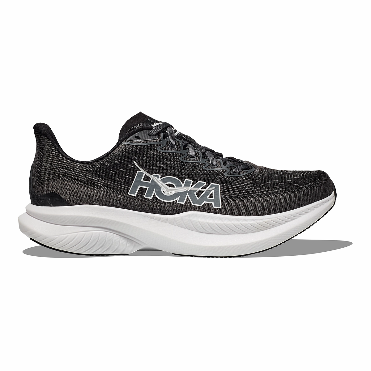 Hoka Mach 6 - Black - White private - label shoes daily run shoes