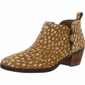 Casual Look Cecily Womens Calf Hair Ankle Boots