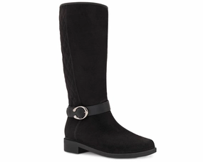 Women's Waterproof Tall Riding Boots By Ulan Soft Interior