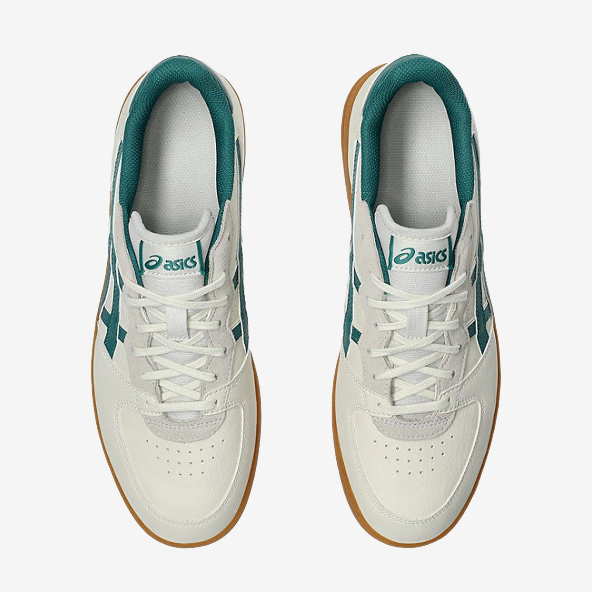 ASICS | SKYHAND OG { CREAM/RAINY LAKE track runner's shoe chance quick - drying shoes