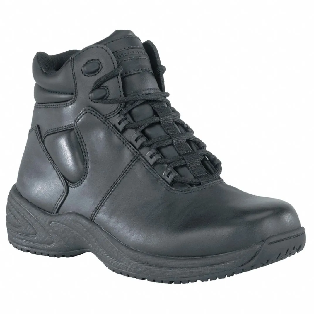 Grabbers Men's Fastner Boot (G1240) Black Protective Finish Comfort Seeker