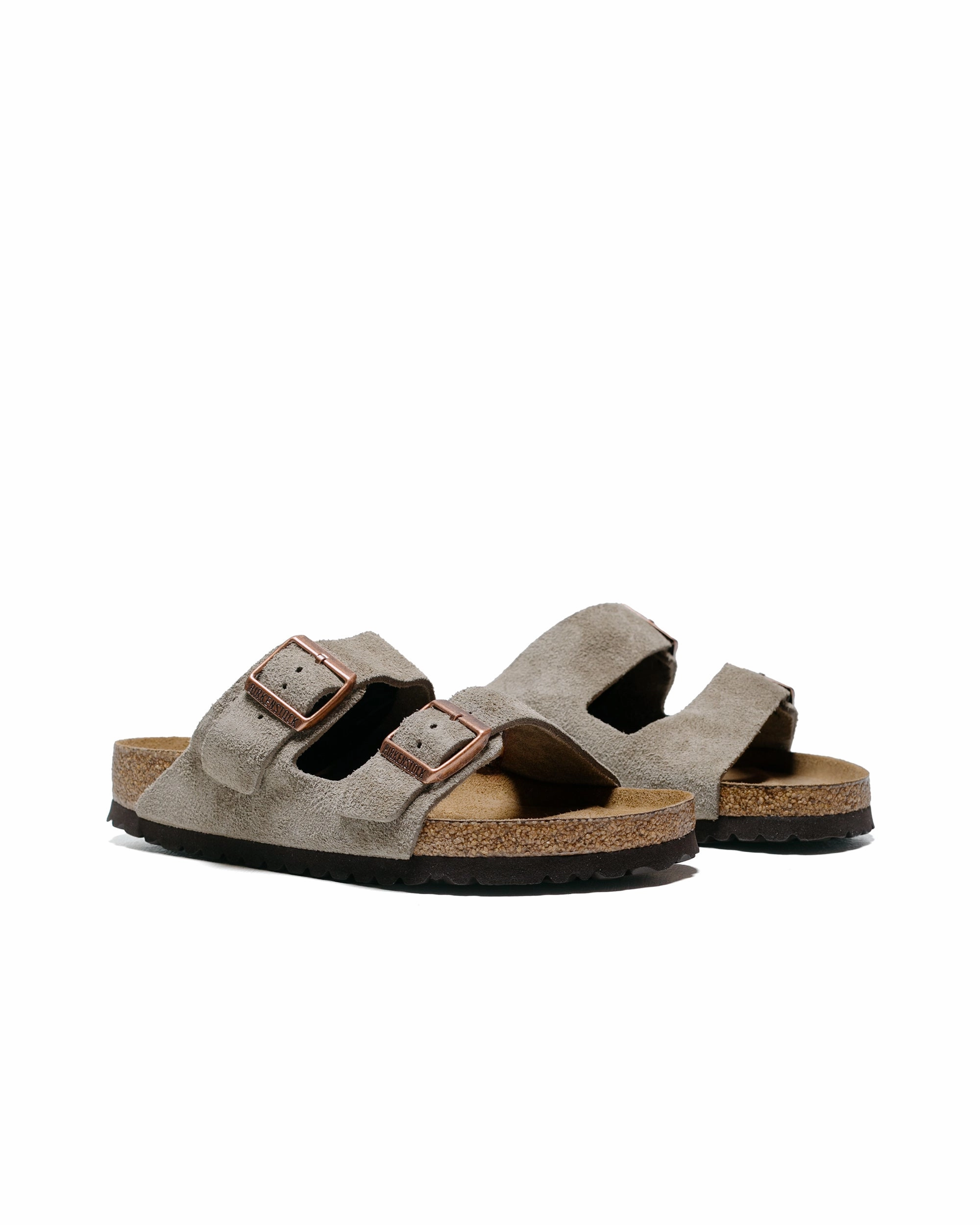 Birkenstock Arizona Taupe Suede New Drop