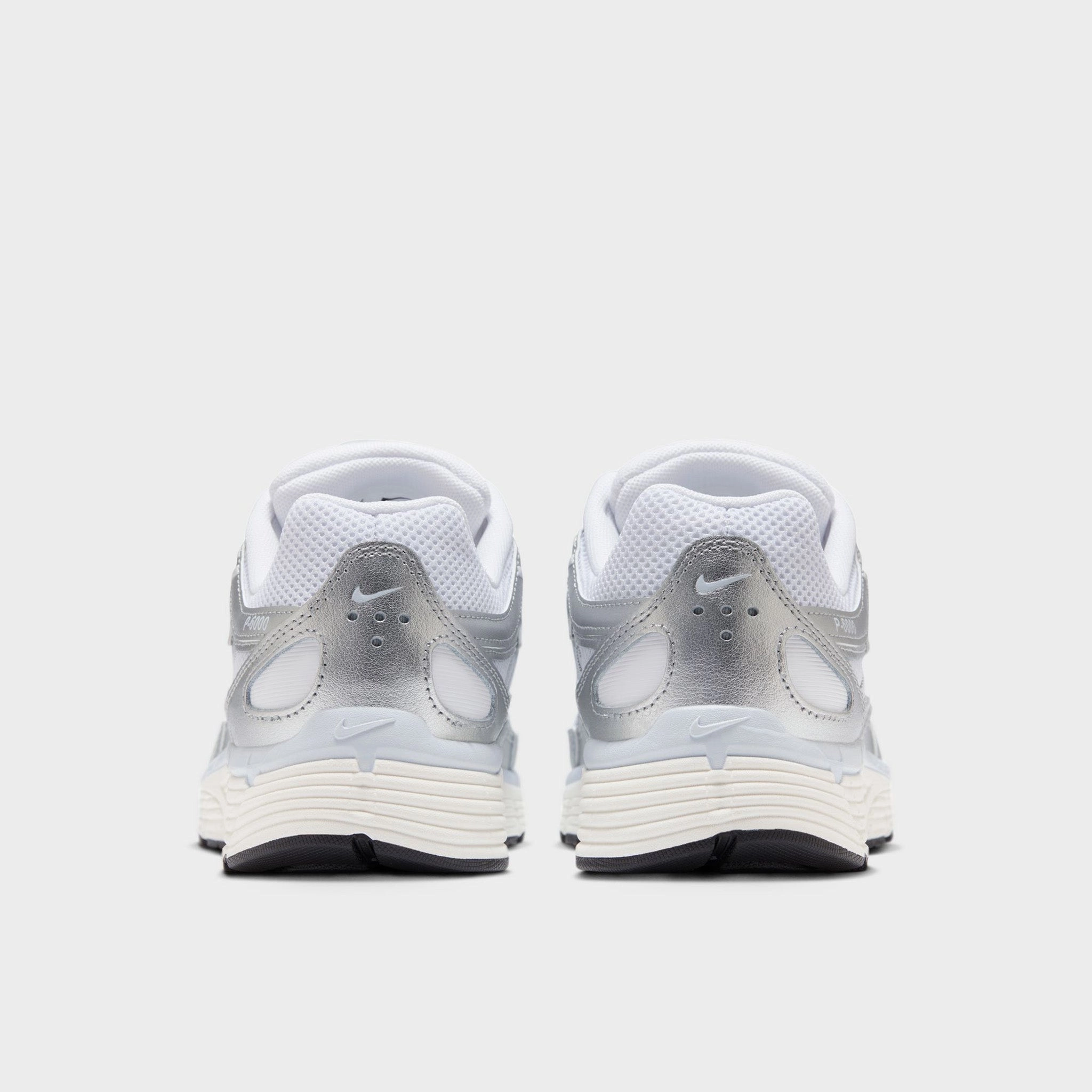 All Round Use Nike Women's P-6000 White / Metallic Silver - Blue Tint