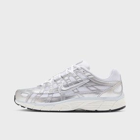 Nike Women's P-6000 White / Metallic Silver - Blue Tint Trail Ease Wear Daily