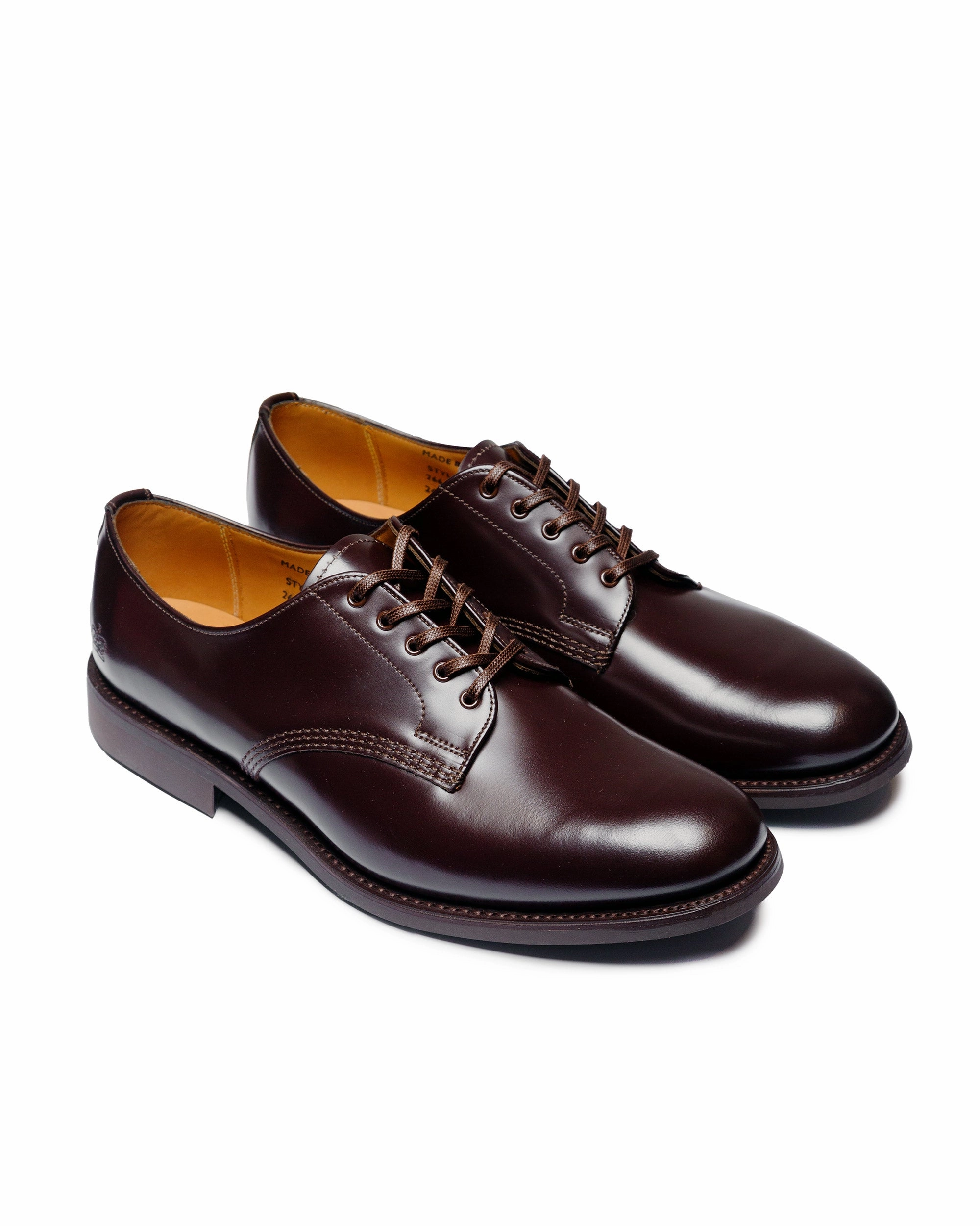 Road Long Style Base Sanders 2246R Military Officer Shoe Burgundy