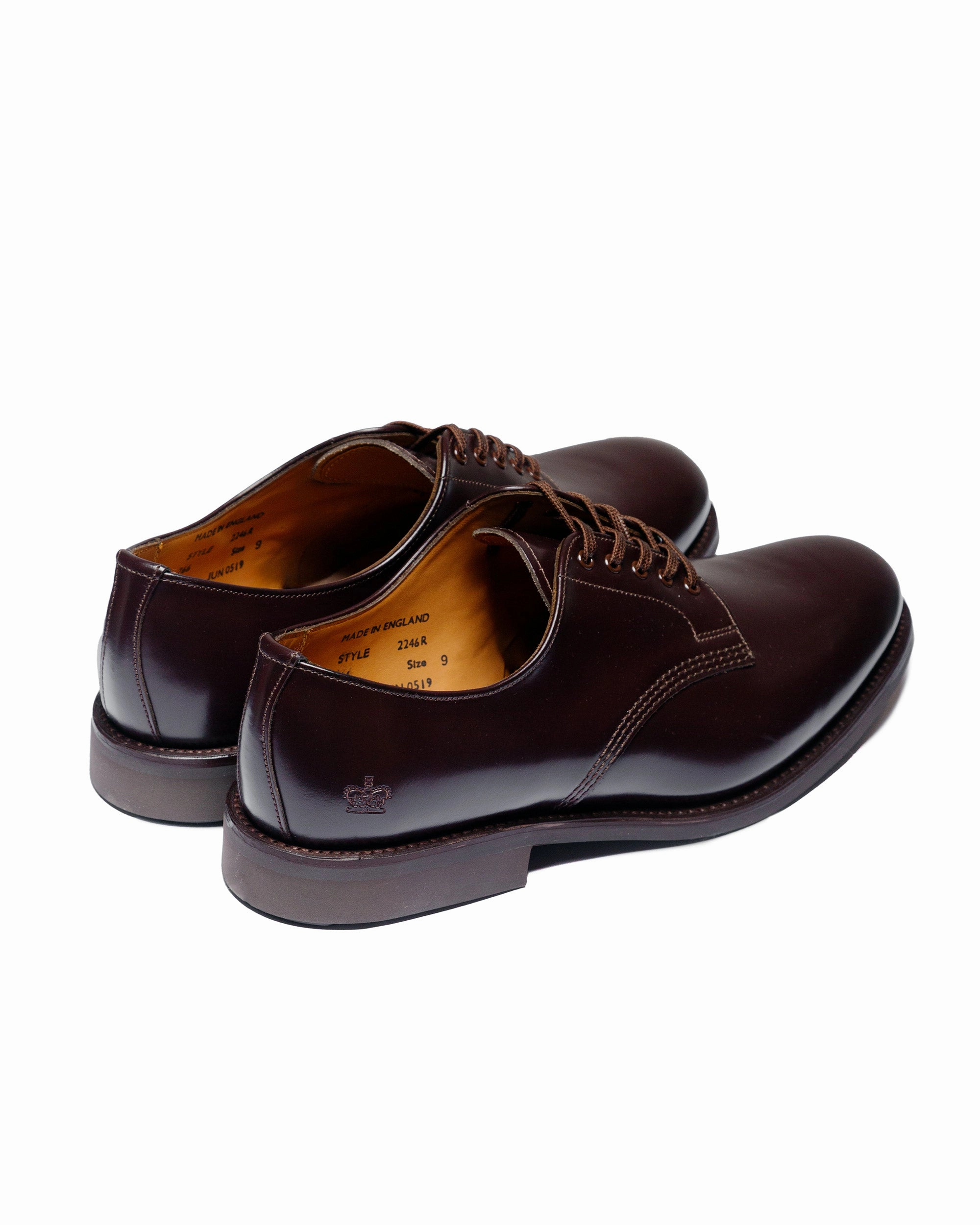 Sanders 2246R Military Officer Shoe Burgundy Teen Fun Star Mood