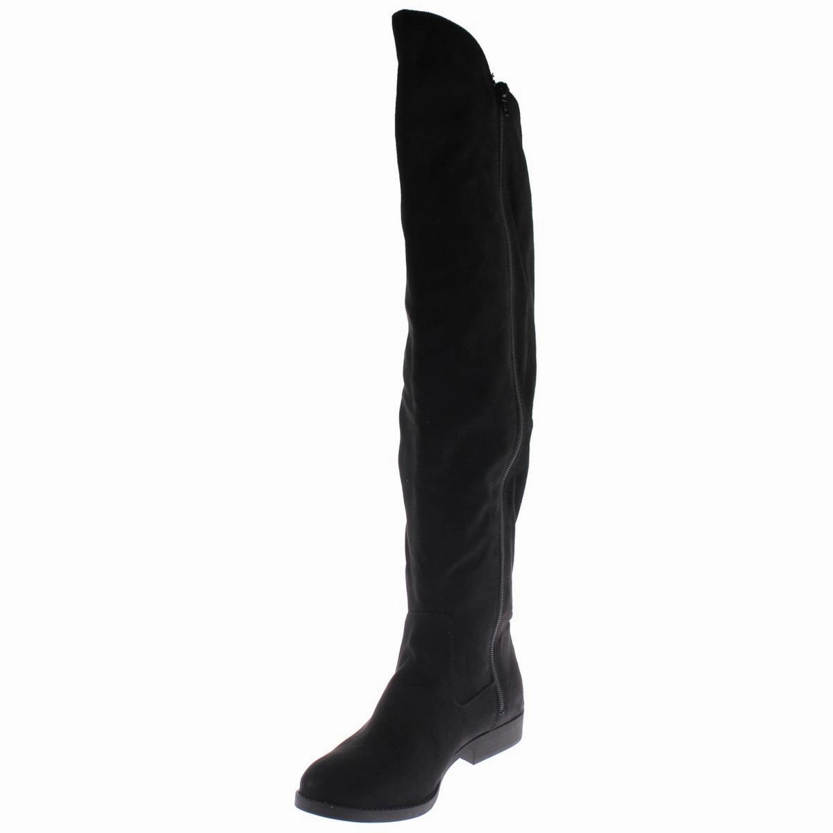 Durable Construction Insulated Rainy Days Hadleyy Womens Faux Suede Padded Insole Over-The-Knee Boots