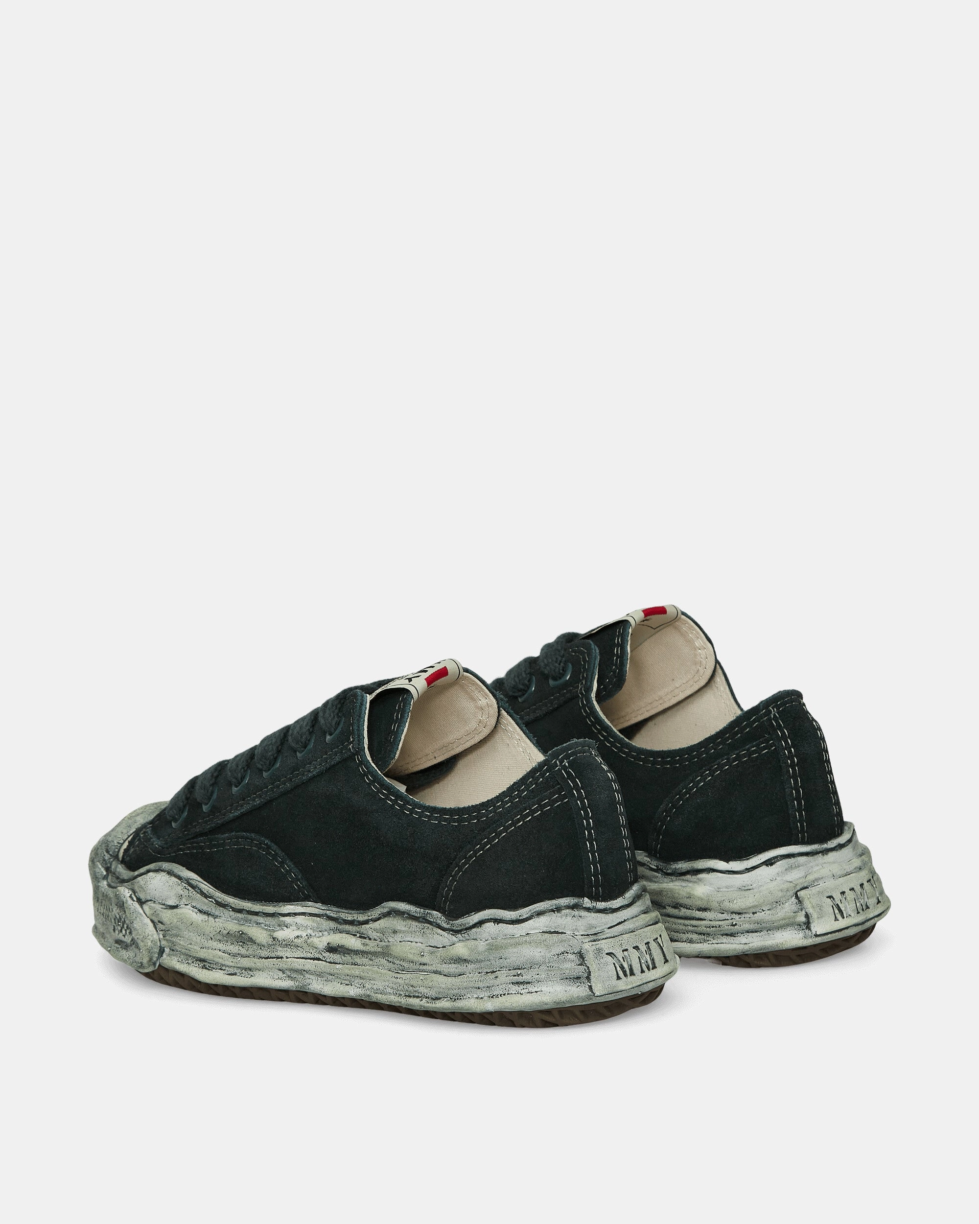 Hank OG Sole Suede Sneakers Green Retro design sports