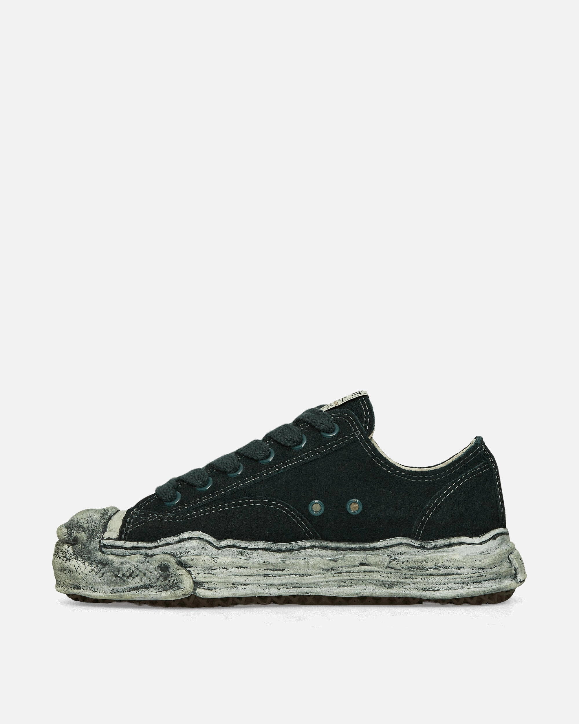 Hank OG Sole Suede Sneakers Green Soft Leather Finish