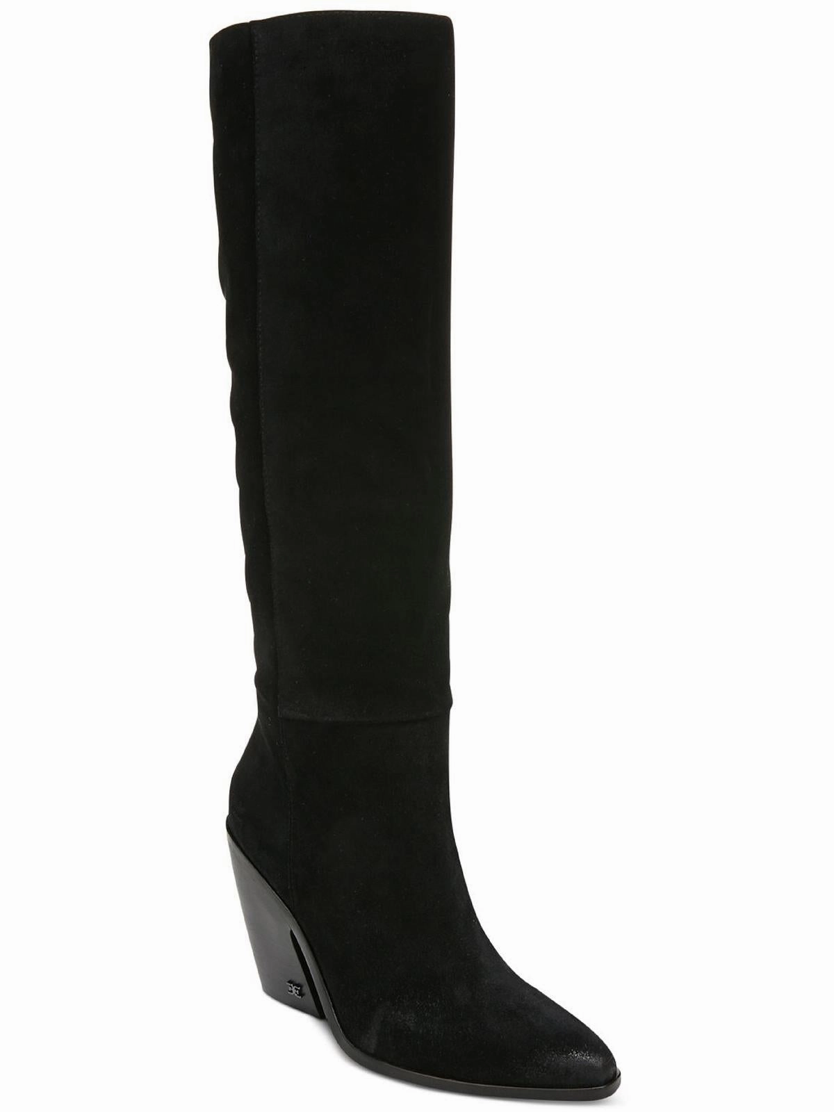 Annabel Womens Zipper Almond Toe Knee-High Boots Dual Lined Low Profile Remote Hiking