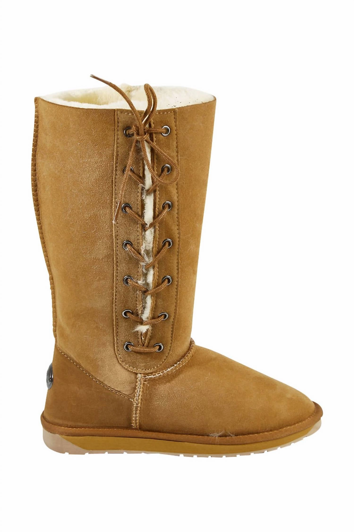 Women's Platinum Hi Lace Boot In Chestnut Outdoor Adventure puncture resistant