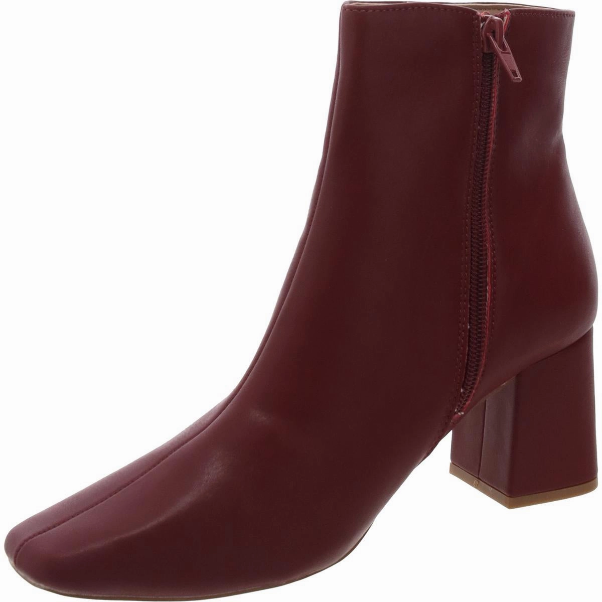 No Laces 006929 Womens Zipper Manmade Ankle Boots