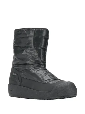 Non Marking Bally Cuper Men's Dark Blue Curling Shearling-Lined Boots Size 8