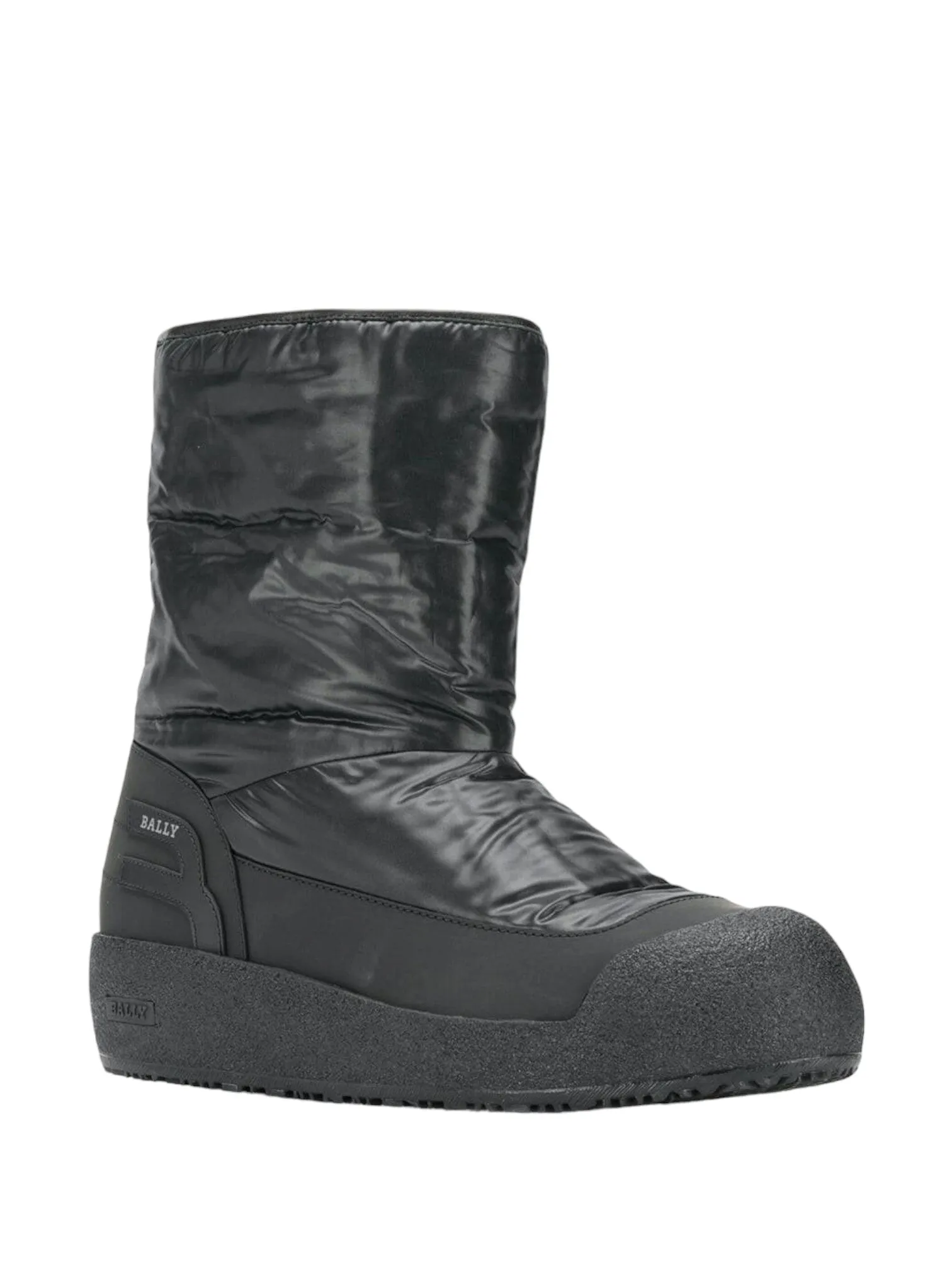 Non Marking Bally Cuper Men's Dark Blue Curling Shearling-Lined Boots Size 8
