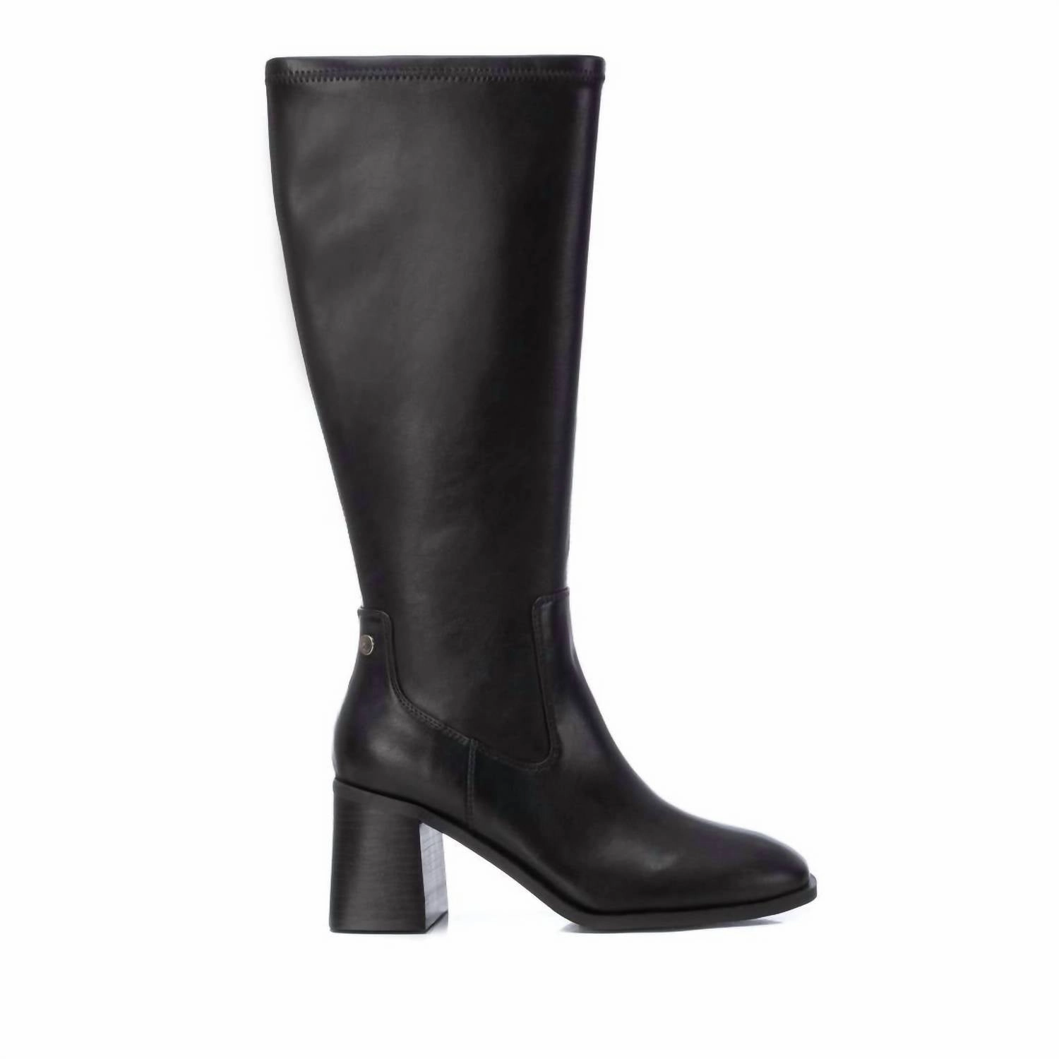 Women's Faux Leather Boots In Black Daily Movement Slim Profile
