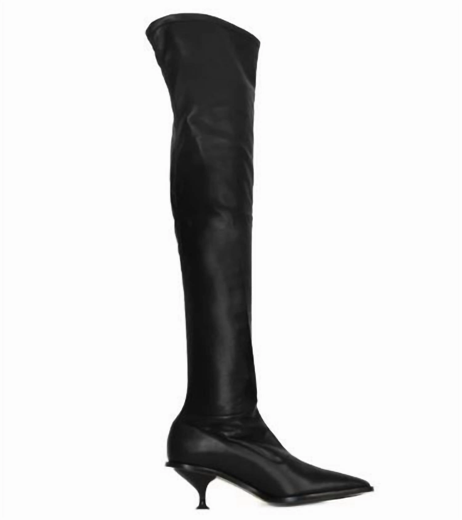 Dolores In Black Reinforced Heel Counter Cushioned Insole