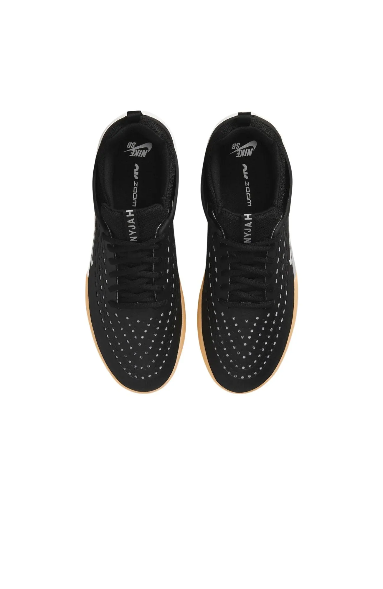 Nike SB Zoom Nyjah 3 Shoe Black White Fashion-forward flexibility