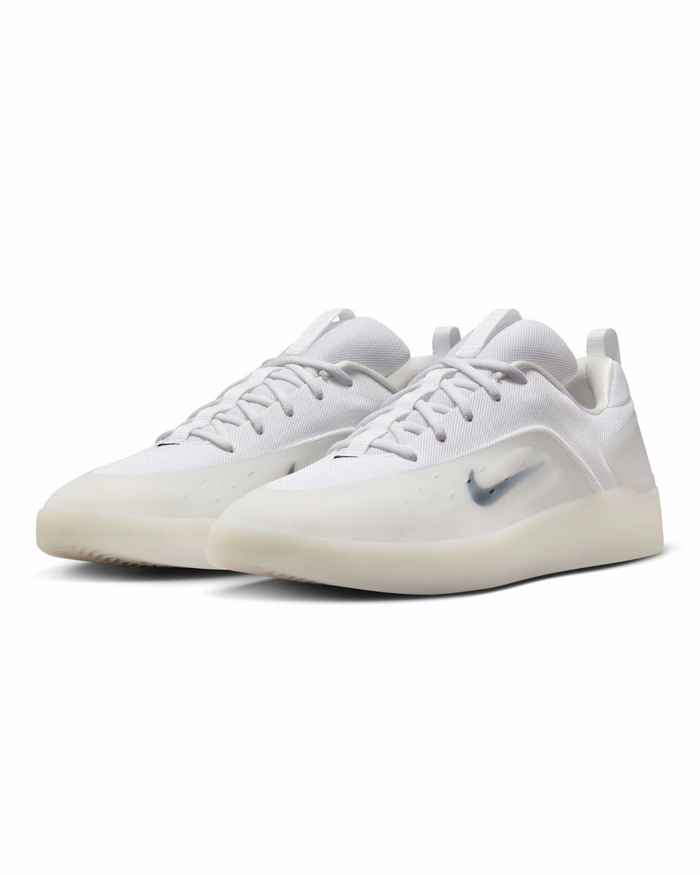 Hyper Compression Midsole Nike SB Nyjah 4 - White / Black - White