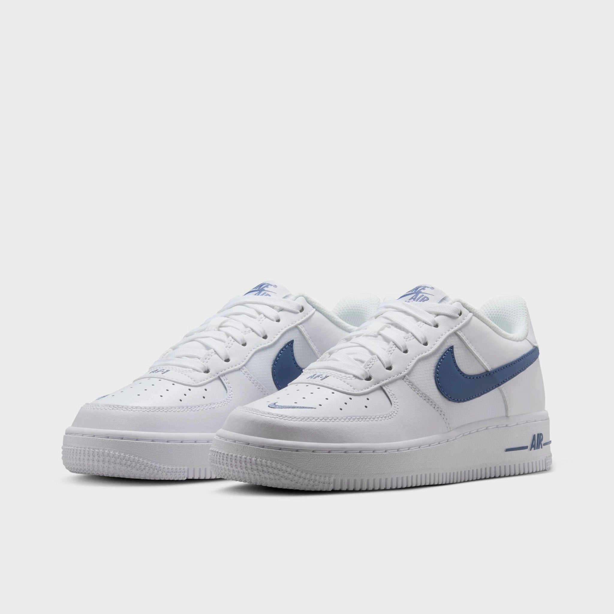 Nike Air Force 1 GS White / Diffused Blue Soft
