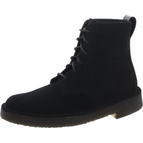 Desert Mali Womens Lace-Up Suede Ankle Boots Hiking Enthusiast Step Control