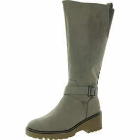 City Utility Shock Absorbing Outdoor Trek Kathleen Womens Zipper Man Made Knee-High Boots