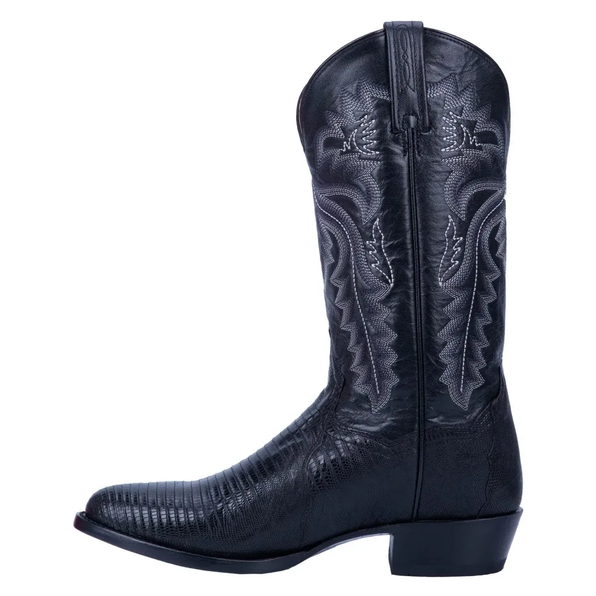 Dan Post Men's Winston Teju Lizard Black gift pick Durable Stitching