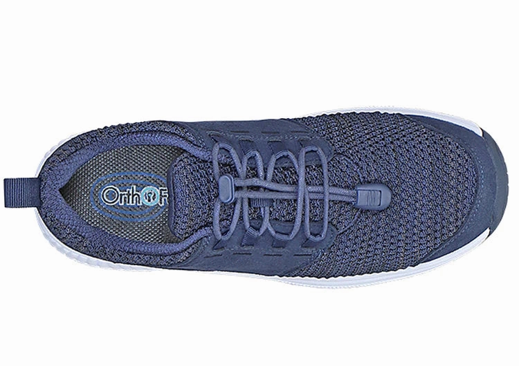 Affordable Runners with High Arches Orthofeet Francis No-Tie - Blue